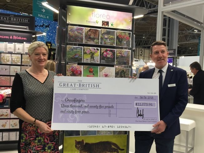 Great British Card Company raise £11,000 for Greenfingers