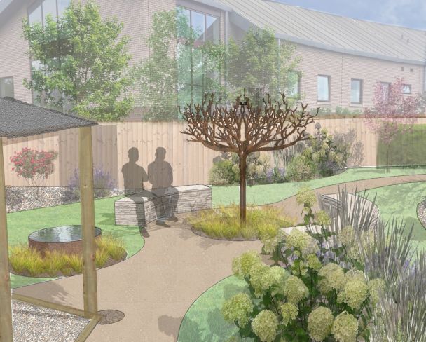 Work begins on Remembrance Garden at Rainbows Hospice