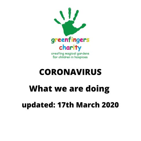 Coronavirus What Greenfingers Charity is doing