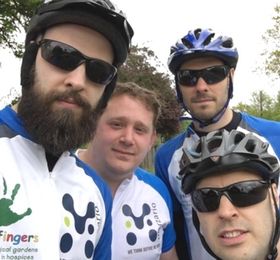 From Pedals to Pounds, Team Merzario Cycle 140 Miles for Greenfingers Charity