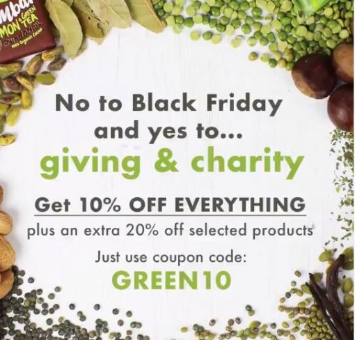Green is the New Black! Over £1,000 raised for Greenfingers on Black Friday.