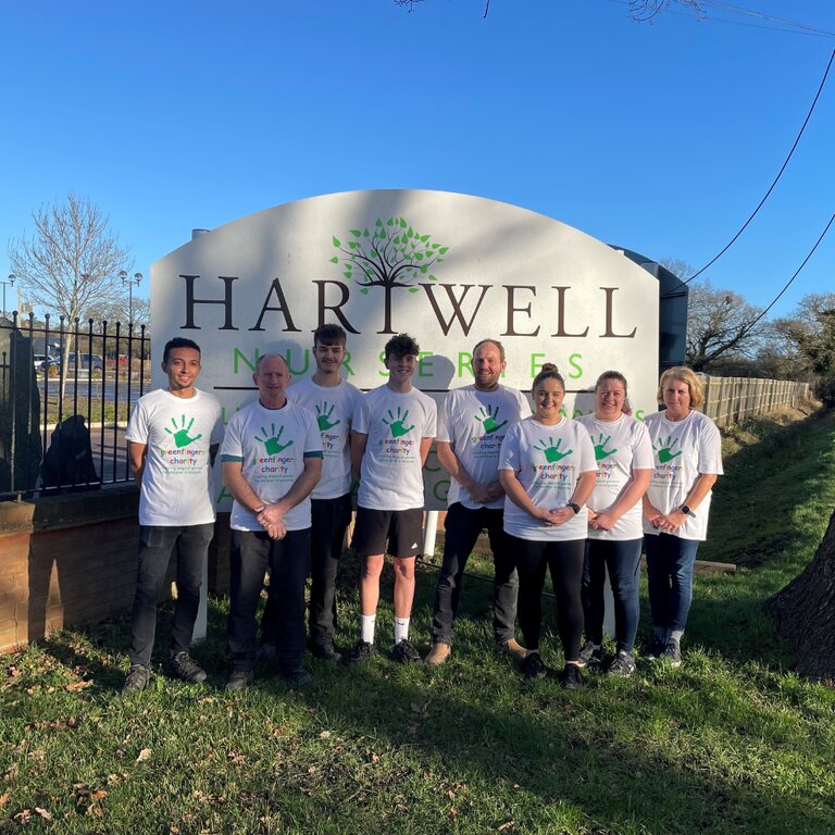 Hartwell Nurseries announces Greenfingers Charity as its Charity of the Year