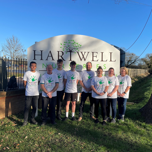 Hartwell Nurseries announces Greenfingers Charity as its Charity of the Year