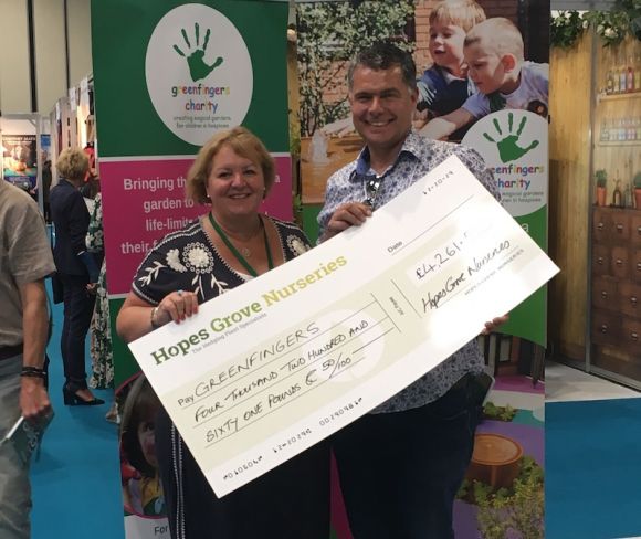 Hopes Grove Nursery raise over £4,000 for Greenfingers with charity plant sale