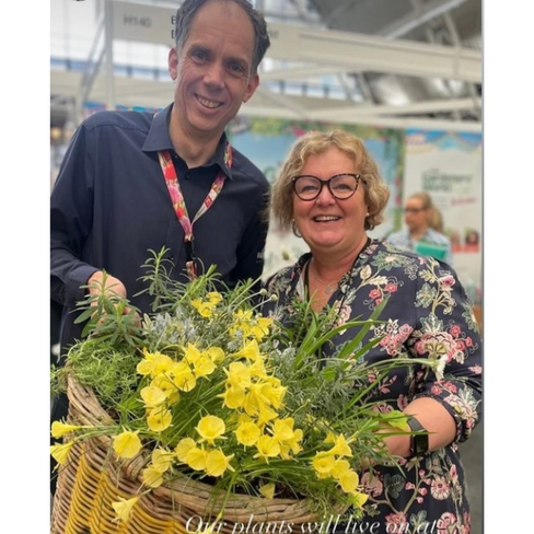 JUB Holland, Keukenhof & Rijnbeek Perennials donate ‘garden’ to the Greenfingers Charity