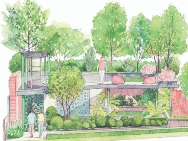Kate Gould Chooses Calming Green, White & Yellow for RHS Chelsea Greenfingers Charity Garden