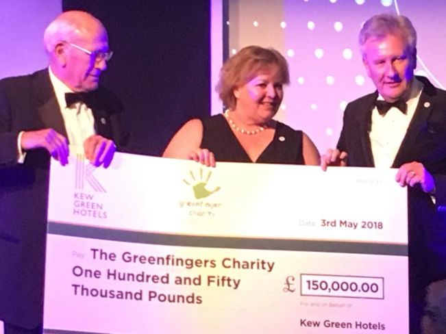 Kew Green Hotels fundraising for Greenfingers surpasses £150,000