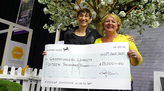 LOFA present £15,000 to Greenfingers at SOLEX