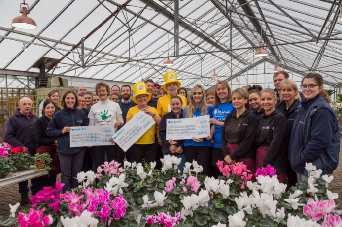 PERRYWOOD PRESENTS CHEQUES FOR OVER £14,000 TO CENTRE’S CHOSEN CHARITIES