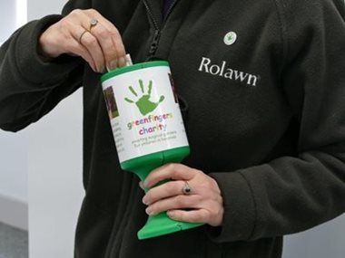 Rolawn raise £420 for Garden Re-Leaf