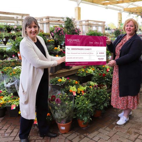 Squire's Garden Centres once again donate carrier bag tax to support our work
