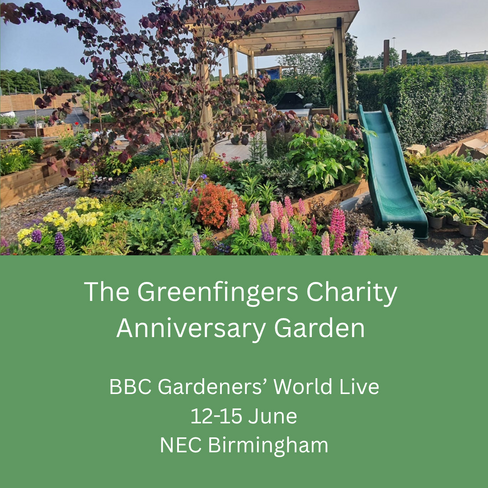 The Greenfingers Charity Anniversary Garden awarded runner-up at BBC Gardeners’ World Live People’s