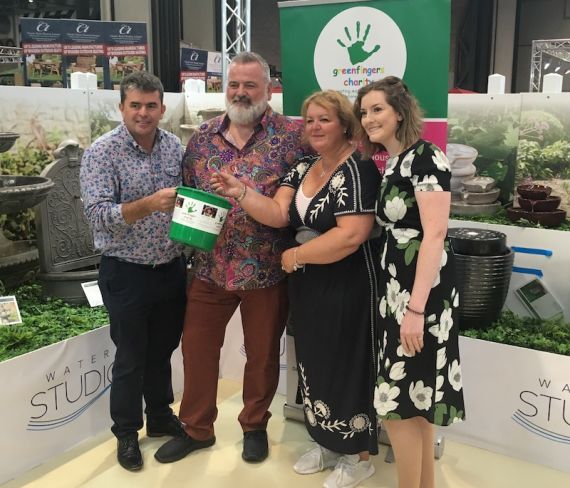 Woodlodge’s ‘Fountain of Fizz’ raffle at Glee raises vital funds for Greenfingers